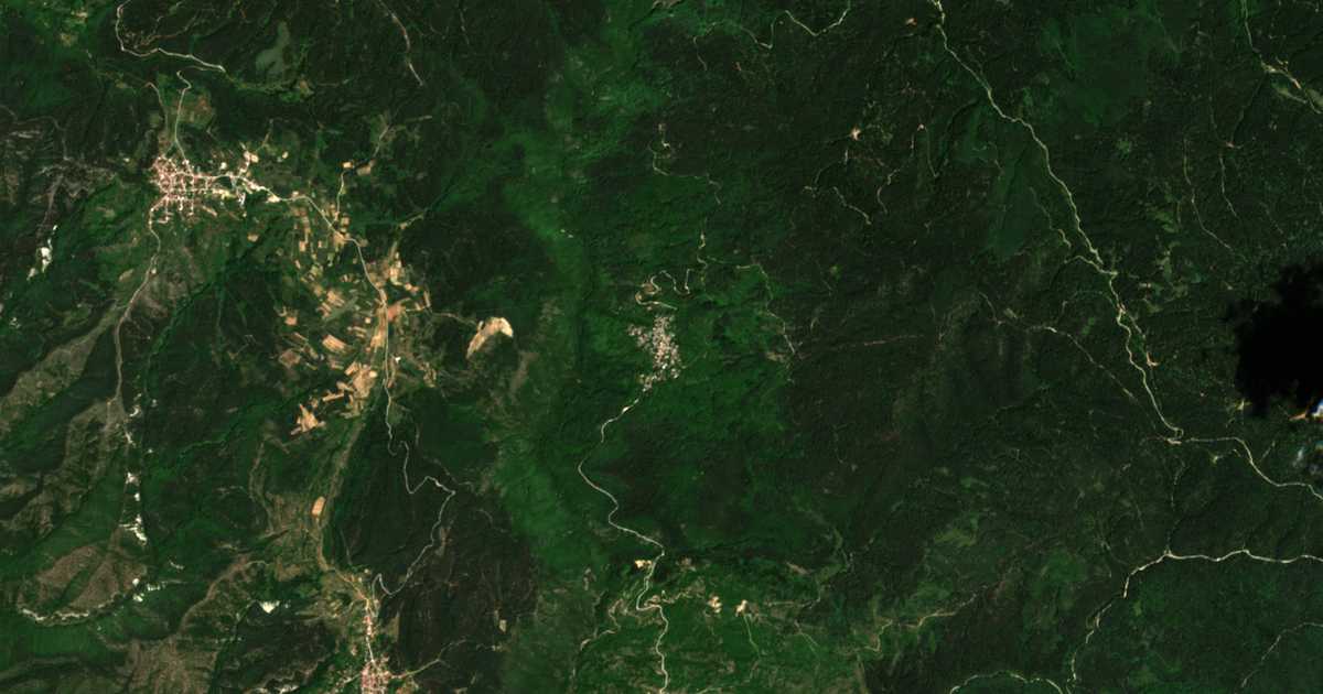 Satellite map of Kovachevitsa