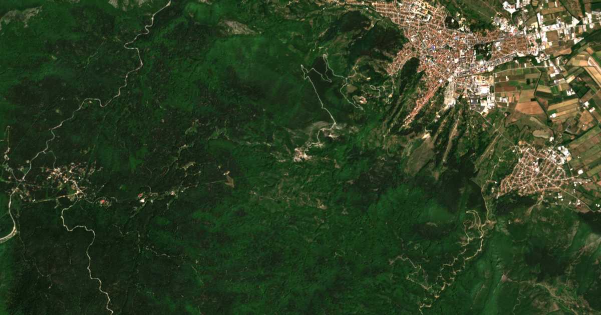 Satellite map of Delchevo