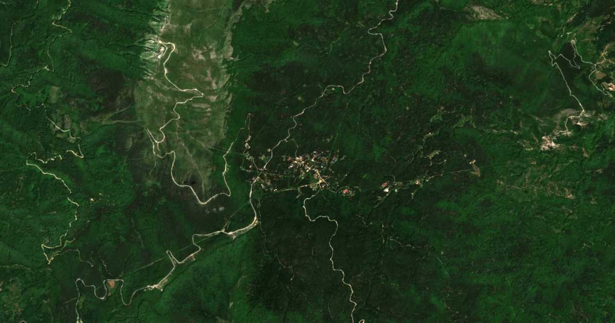 Satellite map of Popovi livadi