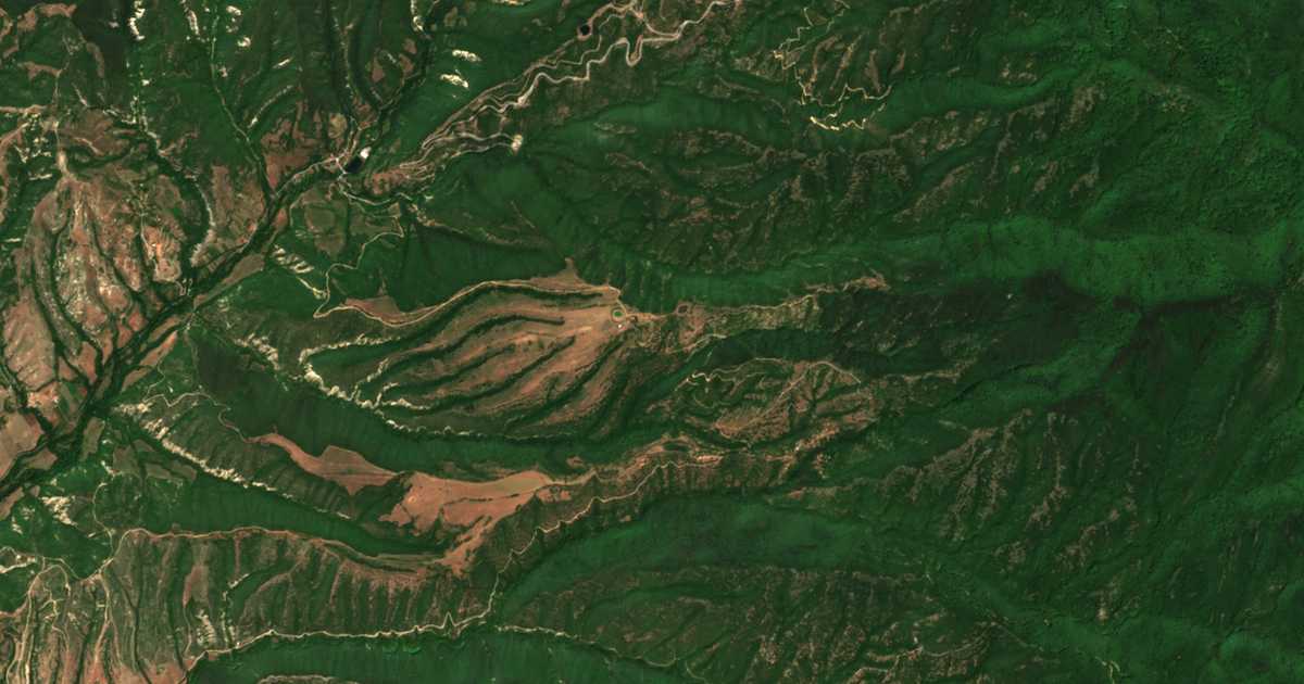 Satellite map of Hrasna