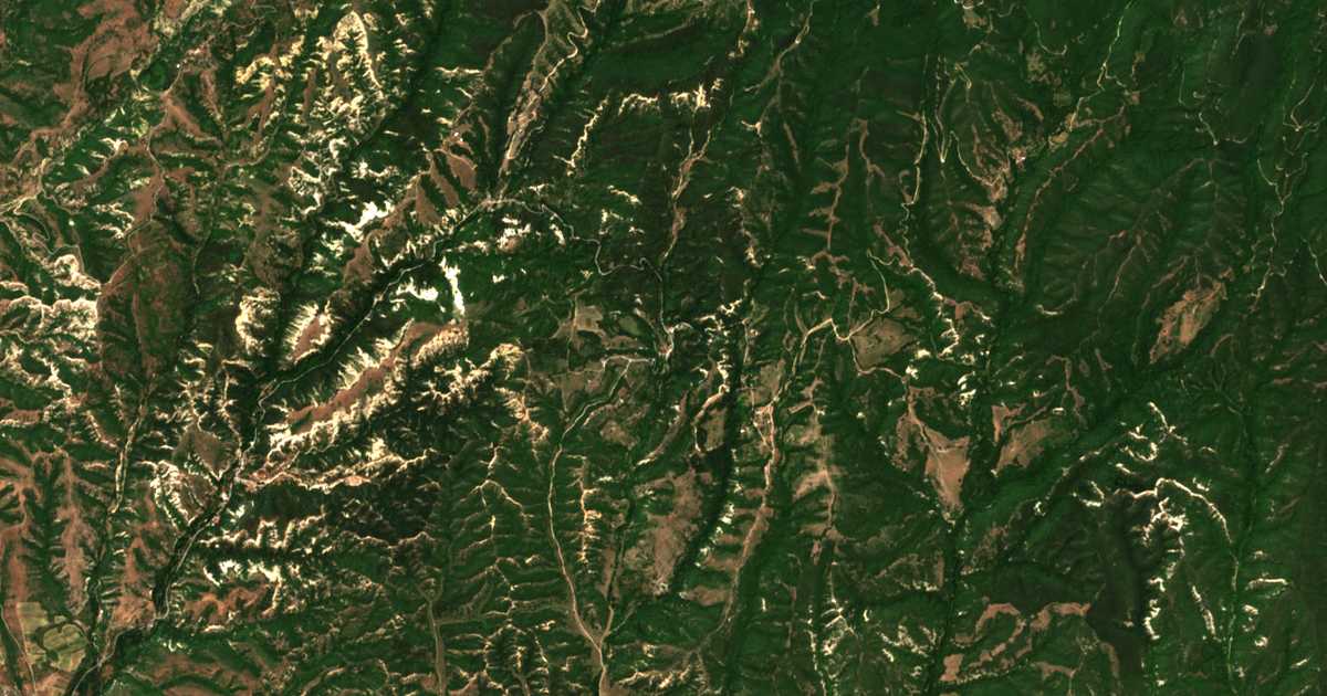 Satellite map of Rozhen