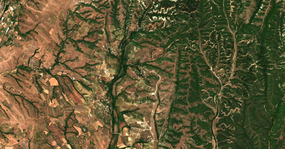 Satellite map of Vinogradi