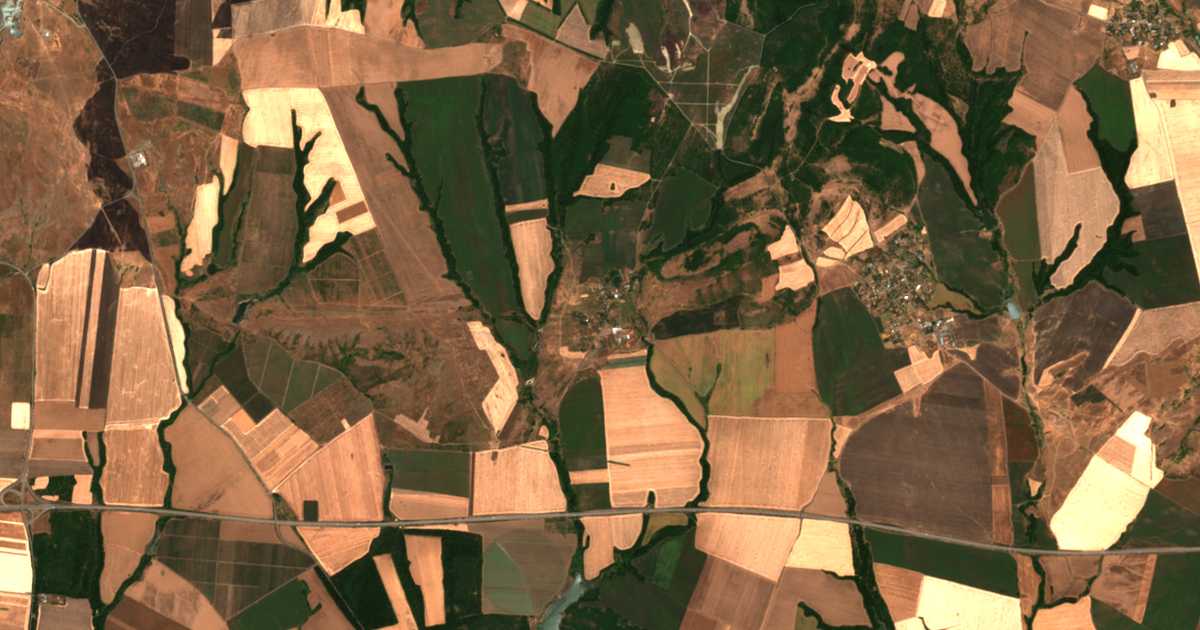 Satellite map of Kozare