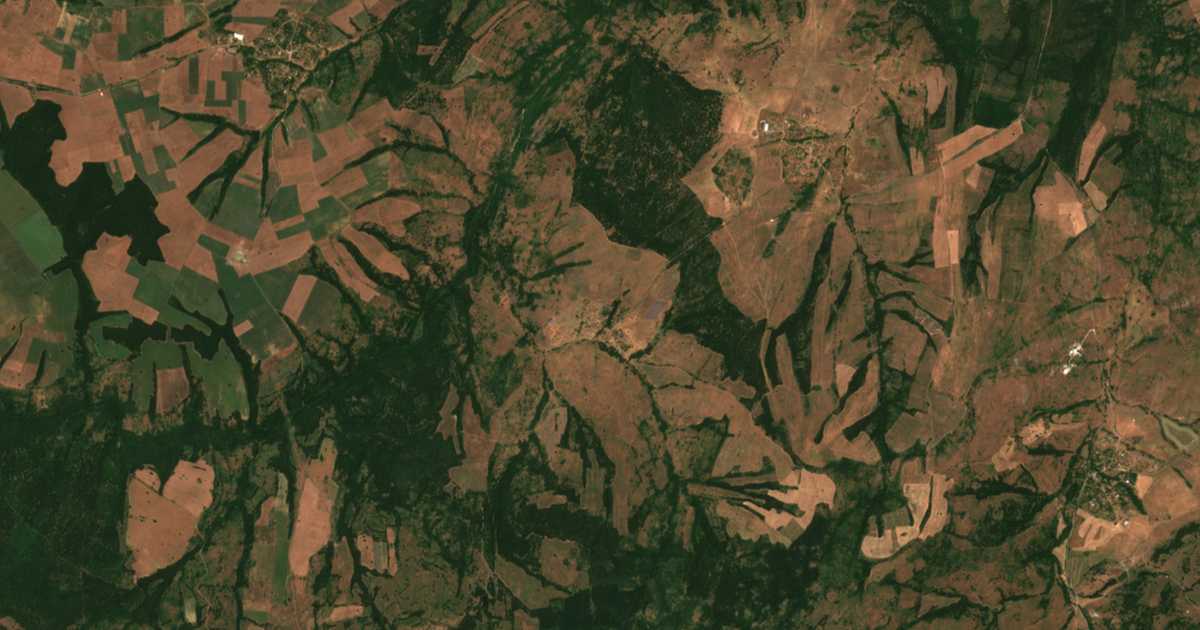 Satellite map of Granitets