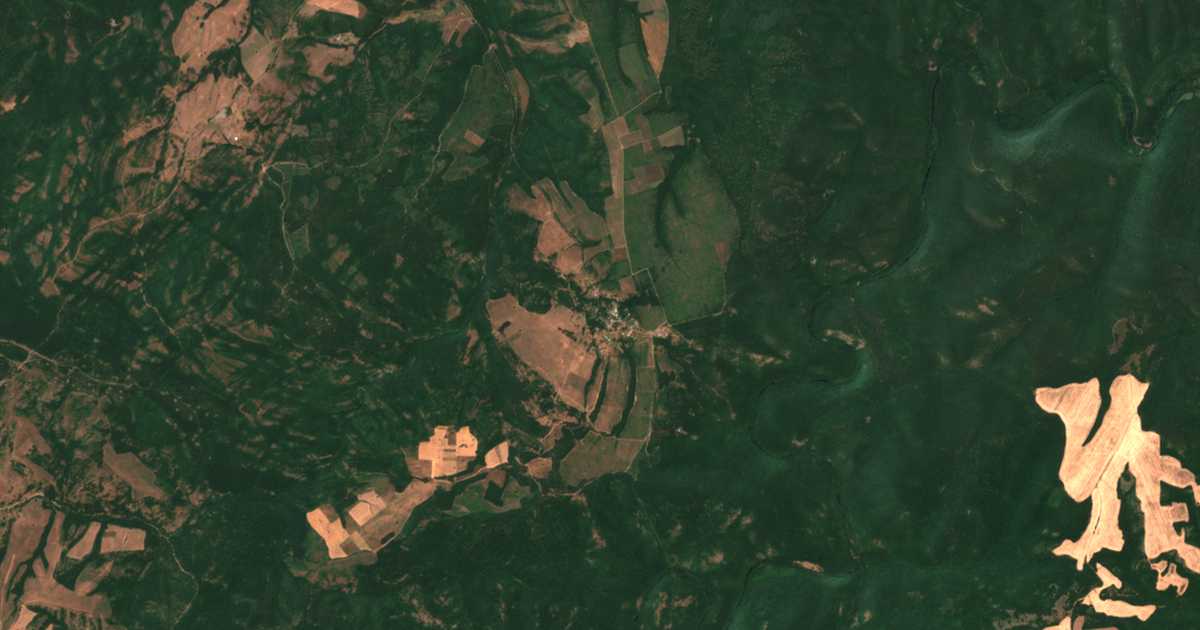 Satellite map of Rosenovo