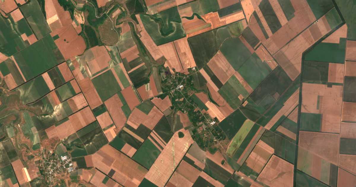 Satellite map of Dobrin