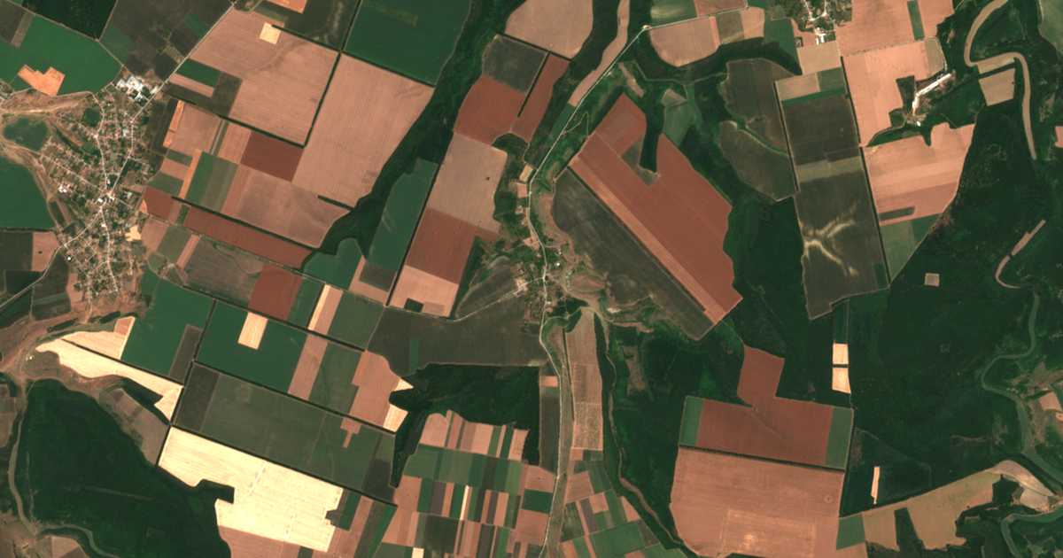 Satellite map of Mali izvor
