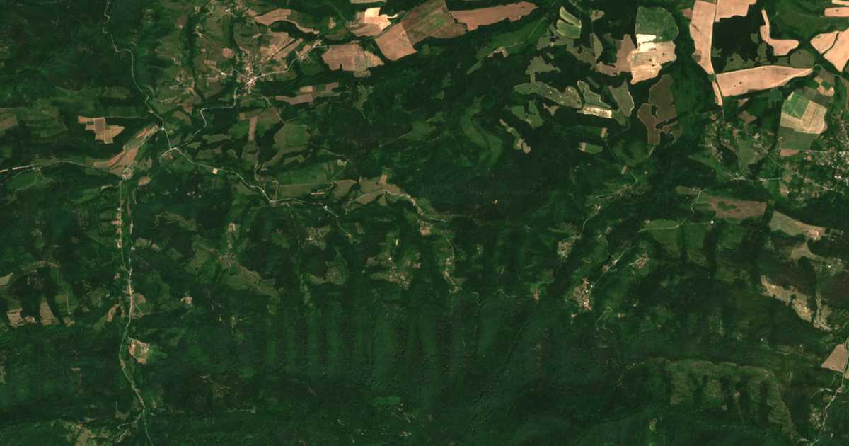Satellite map of Dushevski kolibi