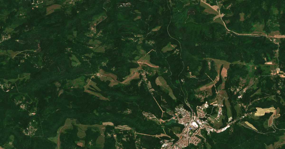Satellite map of Bizhovtsi