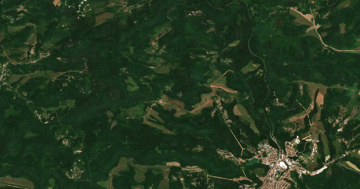Satellite map of Krustenyatsite