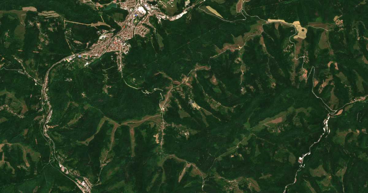 Satellite map of Milevtsi