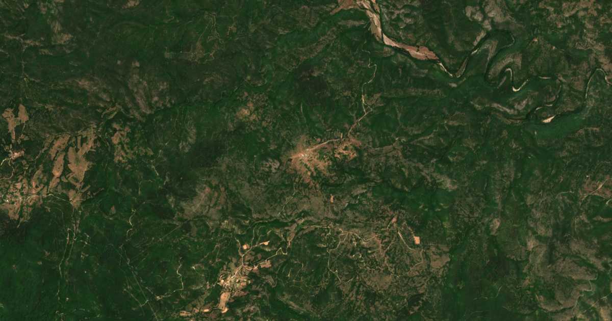 Satellite map of Boturche
