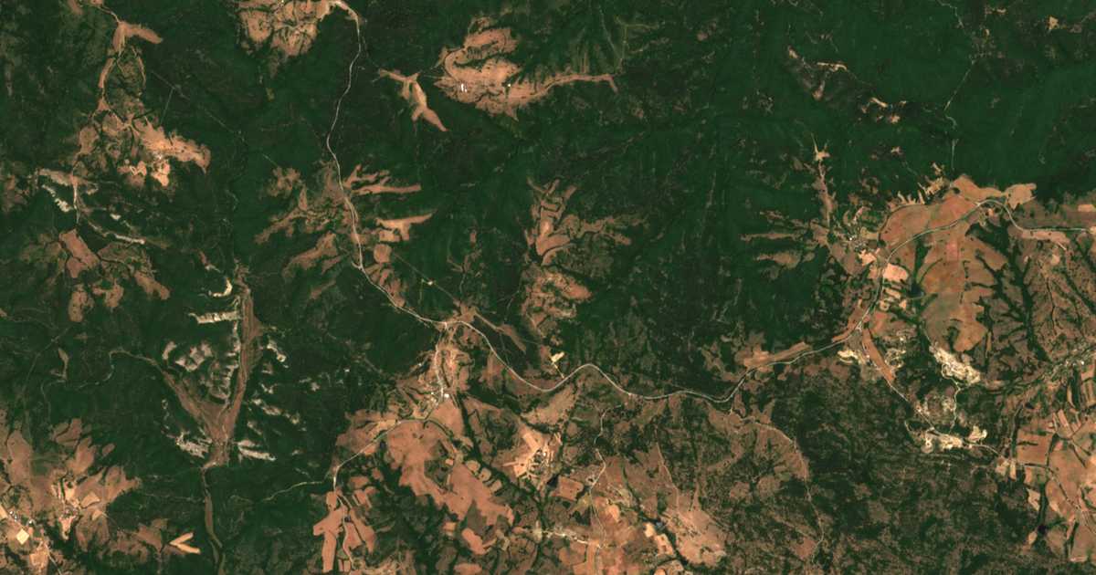 Satellite map of Brusino