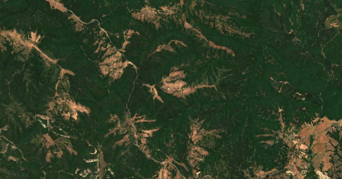 Satellite map of Karlovsko