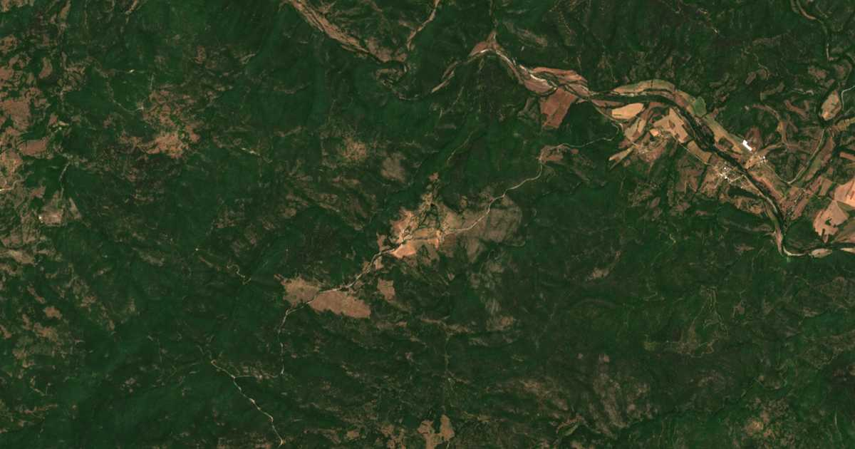 Satellite map of Kazak