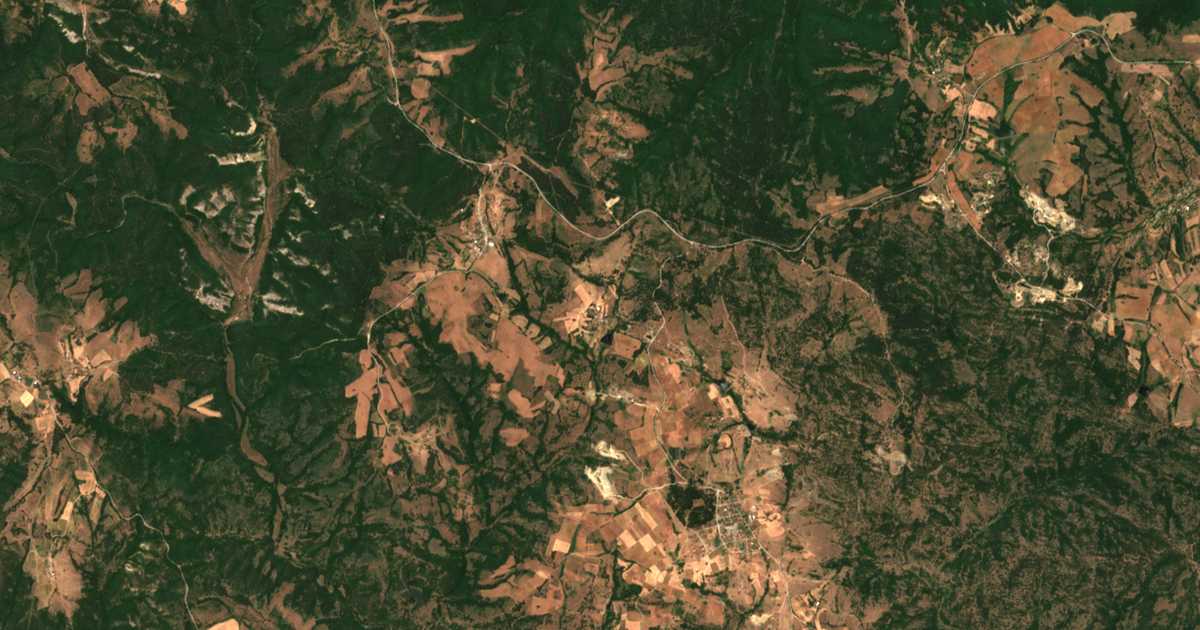 Satellite map of Nova Livada