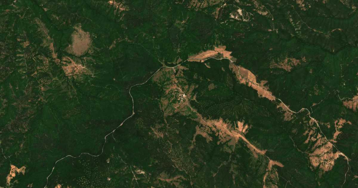 Satellite map of Popsko