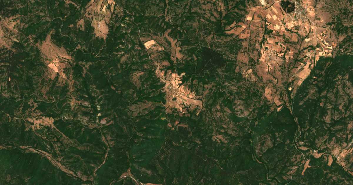 Satellite map of Rozino