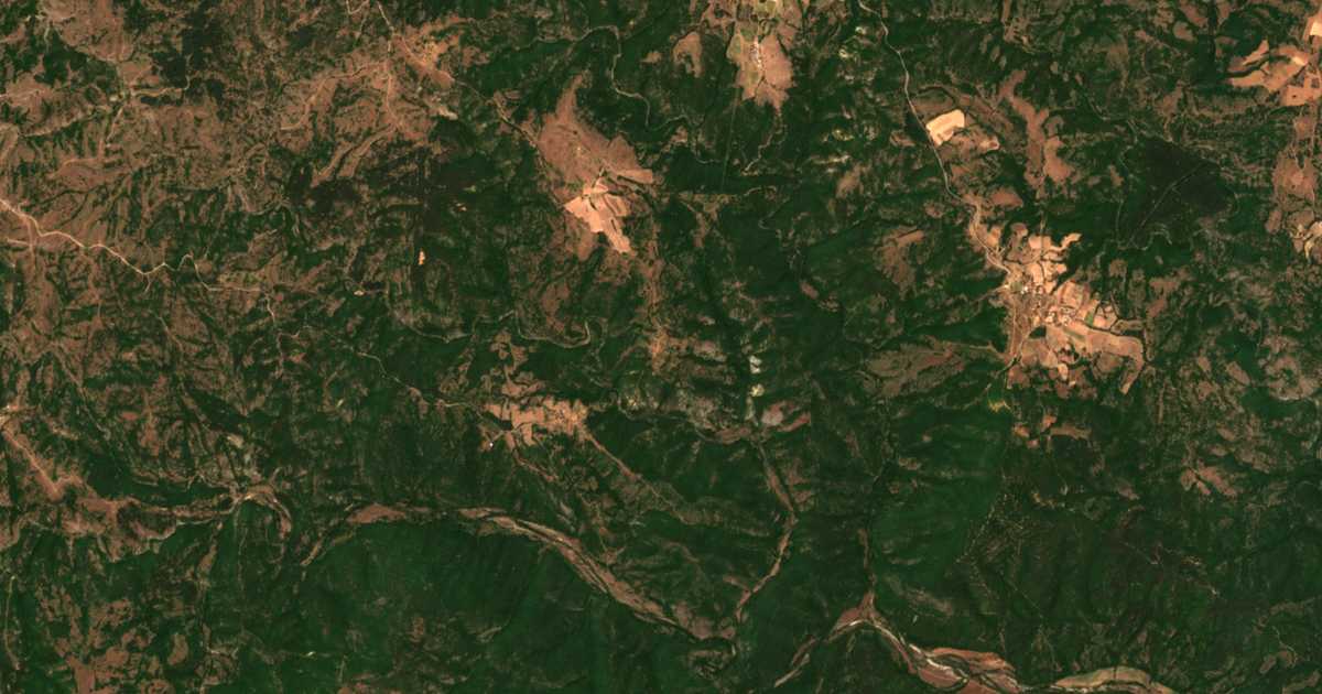 Satellite map of Vetrushka