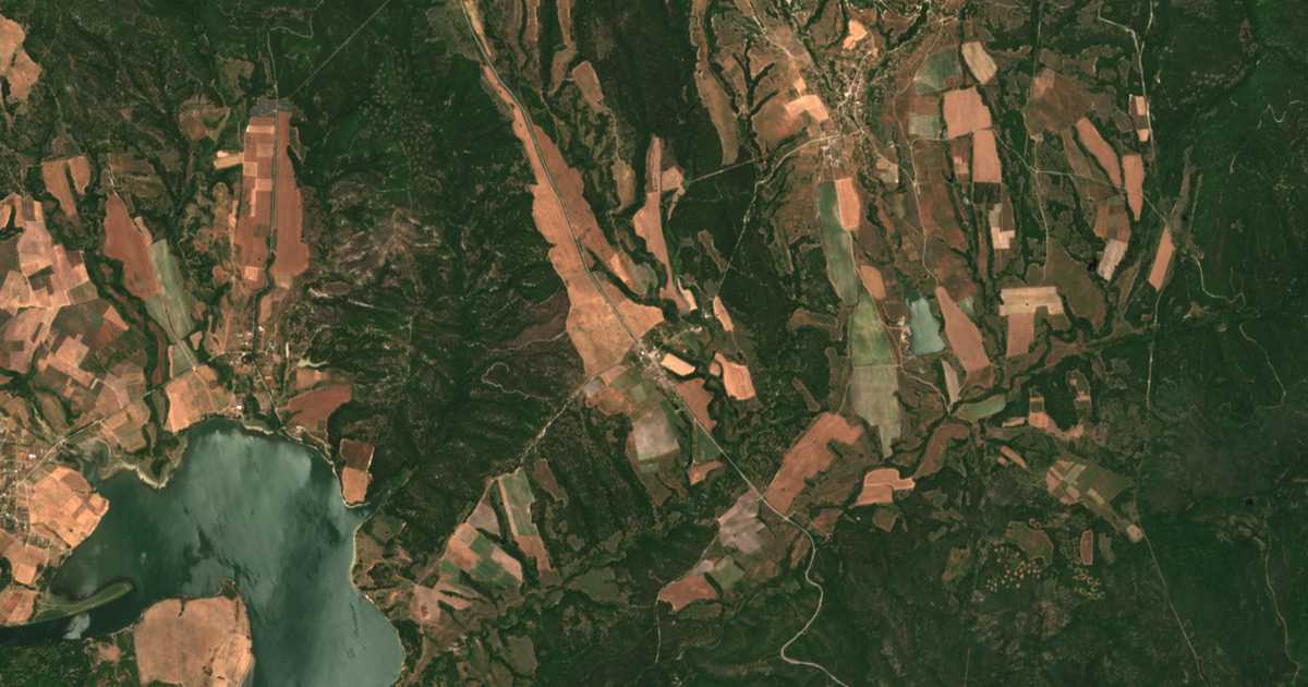 Satellite map of Dabovets