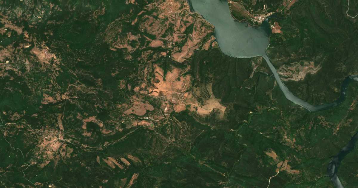 Satellite map of Senoklas