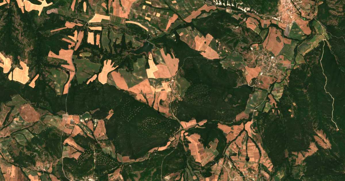Satellite map of Kladenets