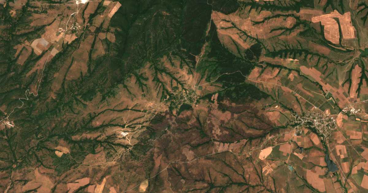 Satellite map of Dervishka mogila
