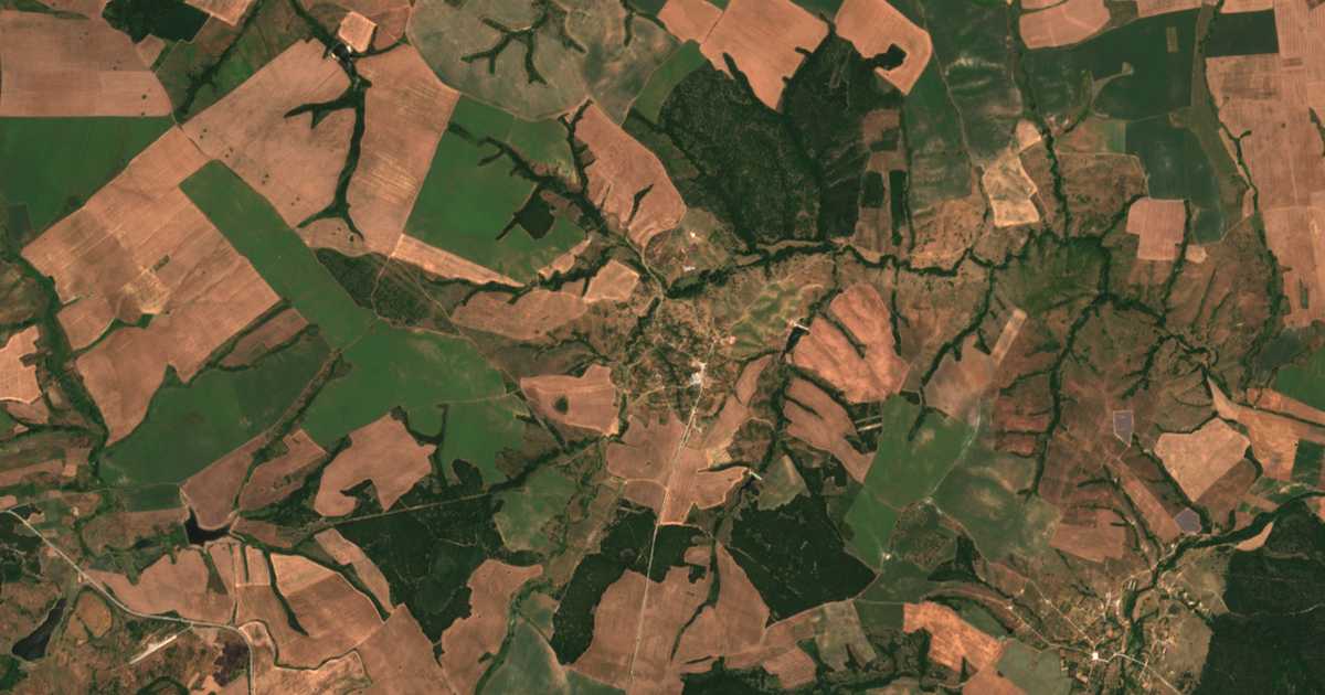 Satellite map of Kamenna reka