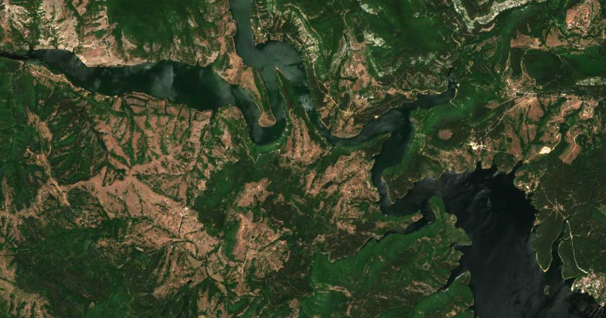 Satellite map of Ribartsi