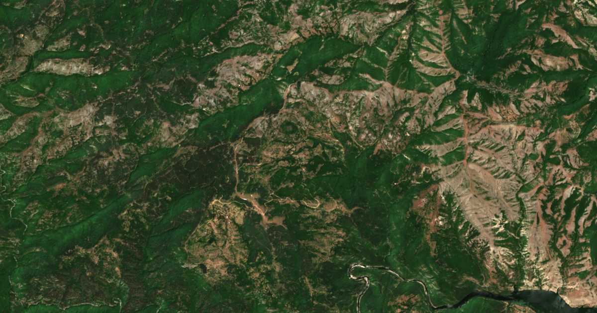 Satellite map of Rusalsko
