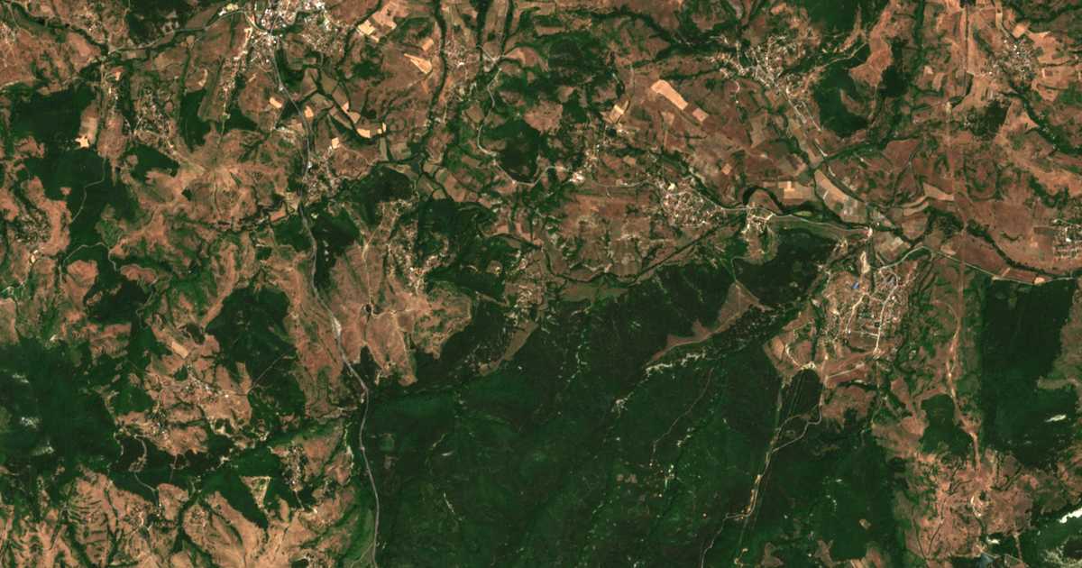 Satellite map of Barza Reka