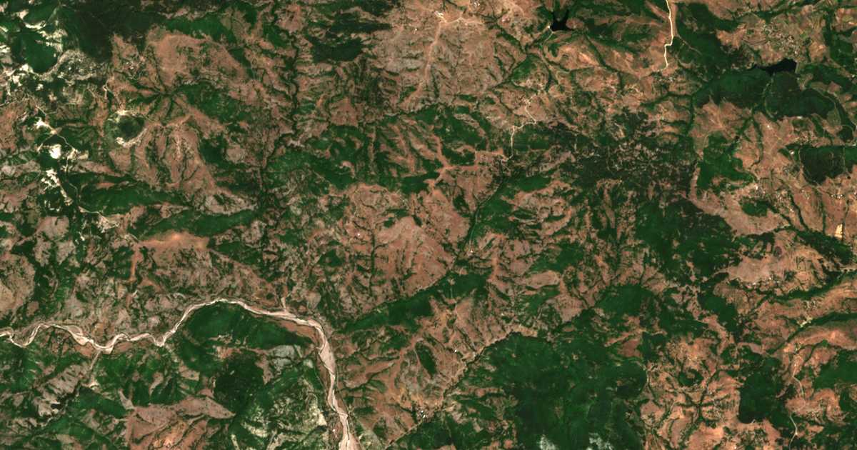 Satellite map of Rusalina