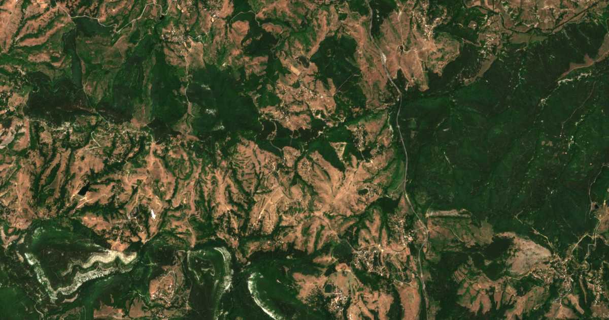 Satellite map of Versko