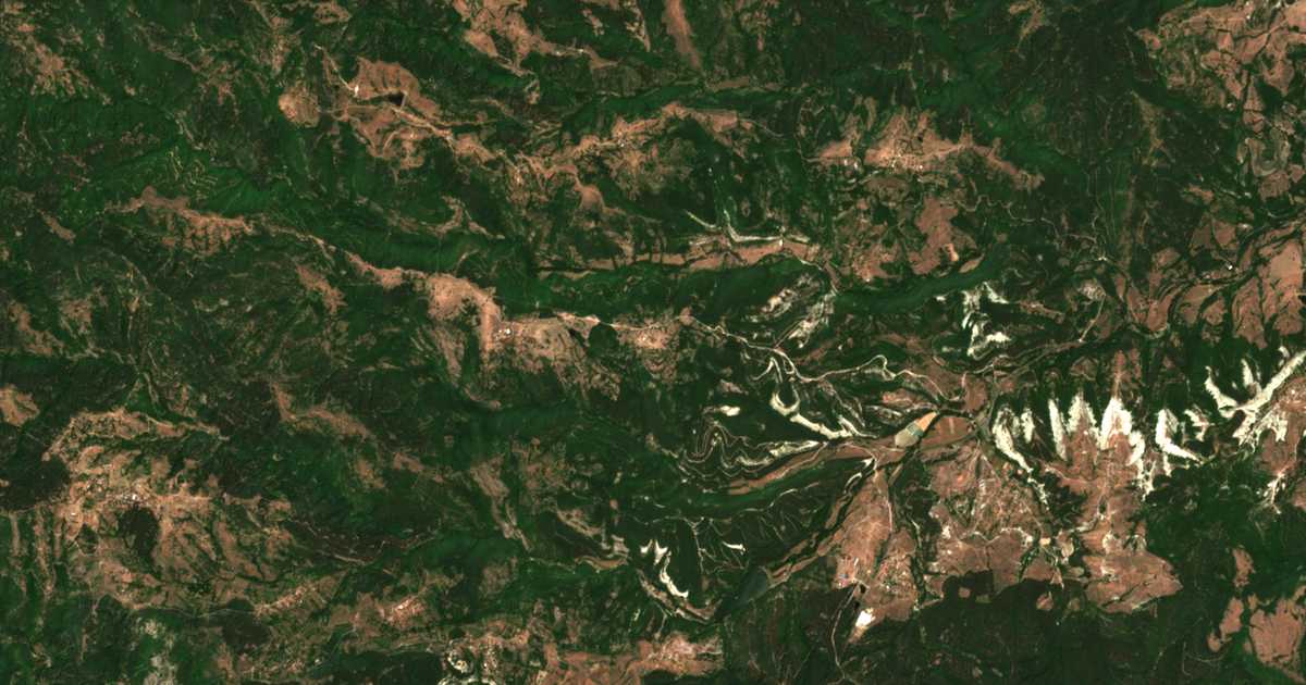 Satellite map of Kamenyane