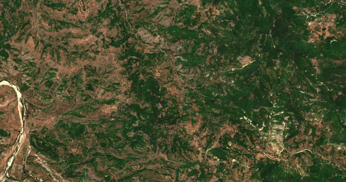 Satellite map of Metlichka