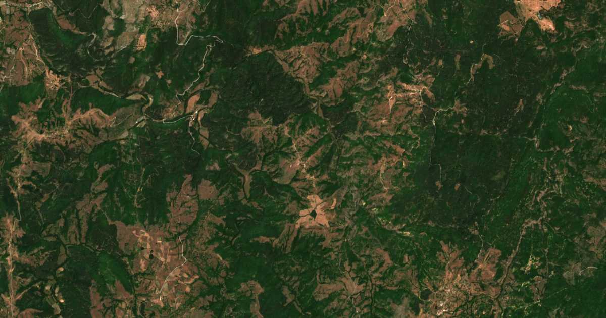 Satellite map of Blagun