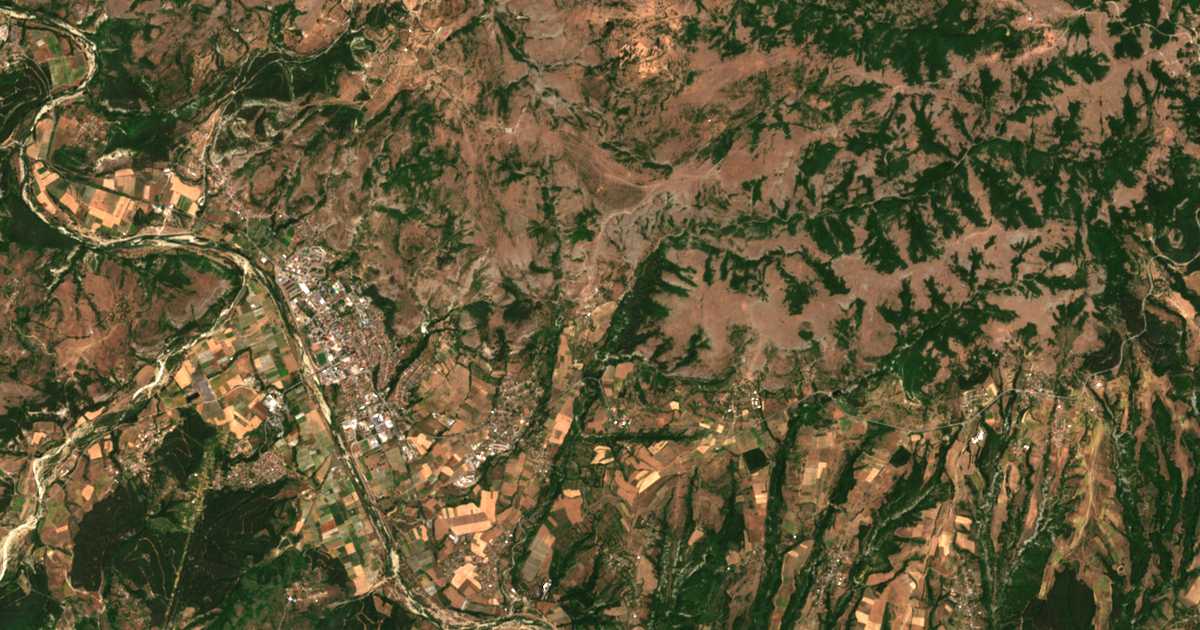 Satellite map of Kamenka