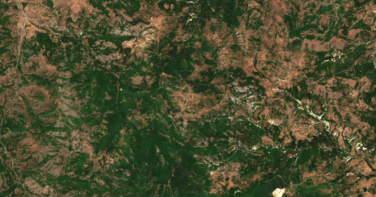 Satellite map of Kremenets