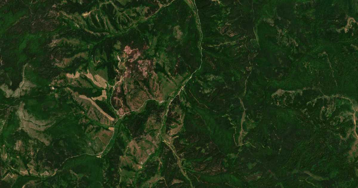 Satellite map of Tsarvaritsa