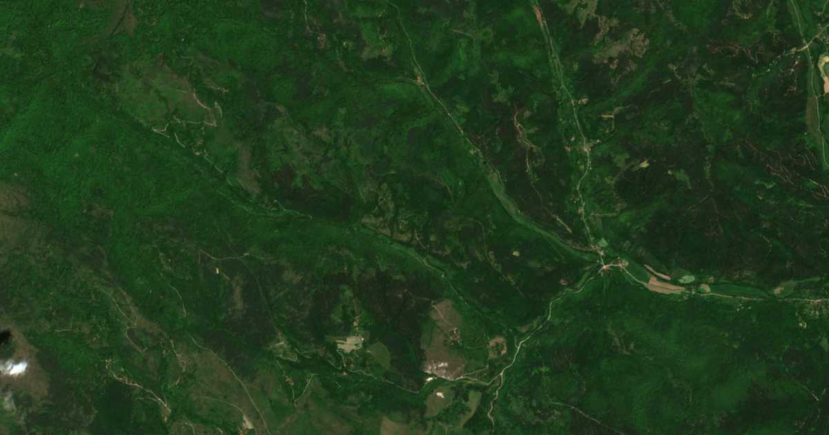 Satellite map of Gorno Kobile