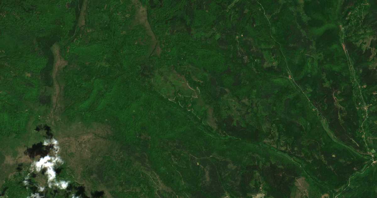 Satellite map of Metohiya