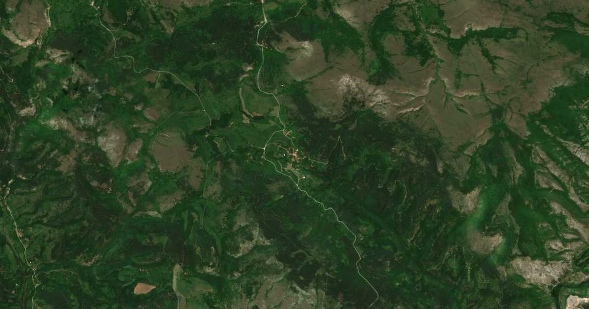 Satellite map of Zlogosh