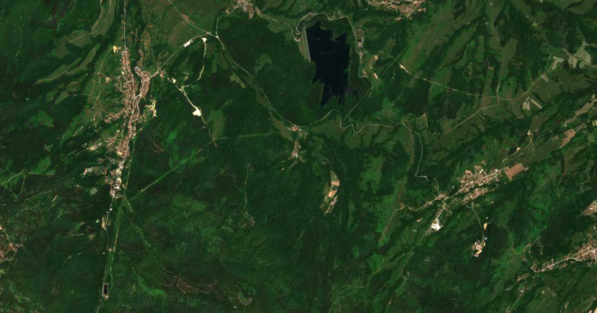 Satellite map of Tsvetkova bara