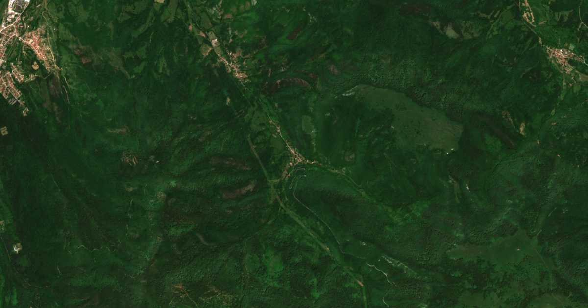 Satellite map of Gorna Bela Rechka