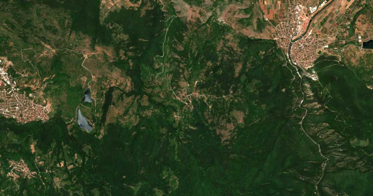 Satellite map of Zhrebichko
