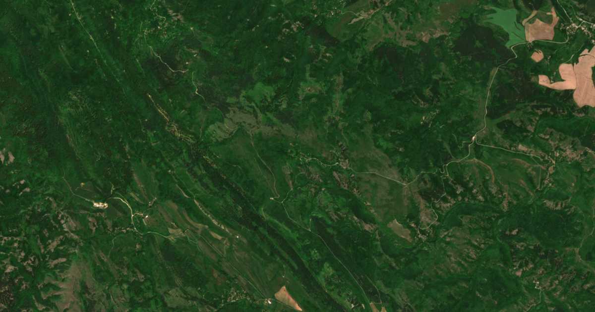 Satellite map of Brusnik