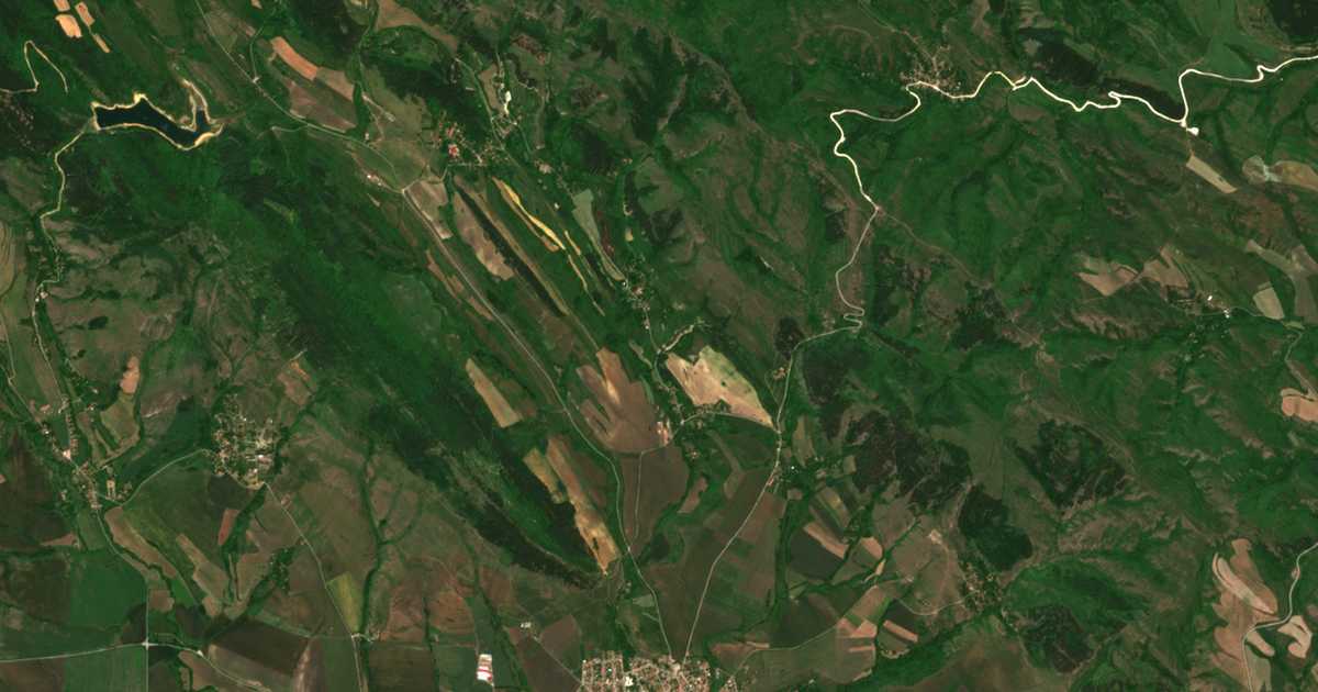 Satellite map of Dolni Romantsi