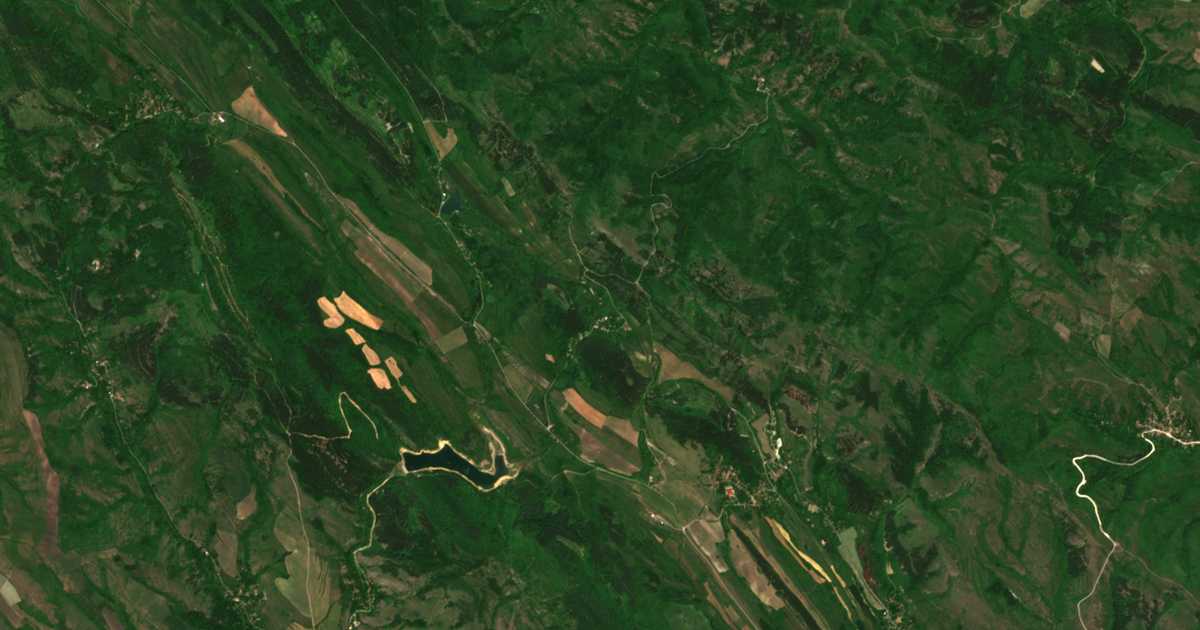 Satellite map of Krasava
