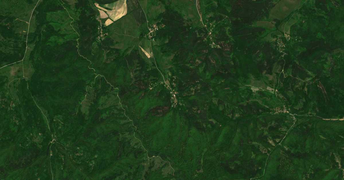 Satellite map of Bohova
