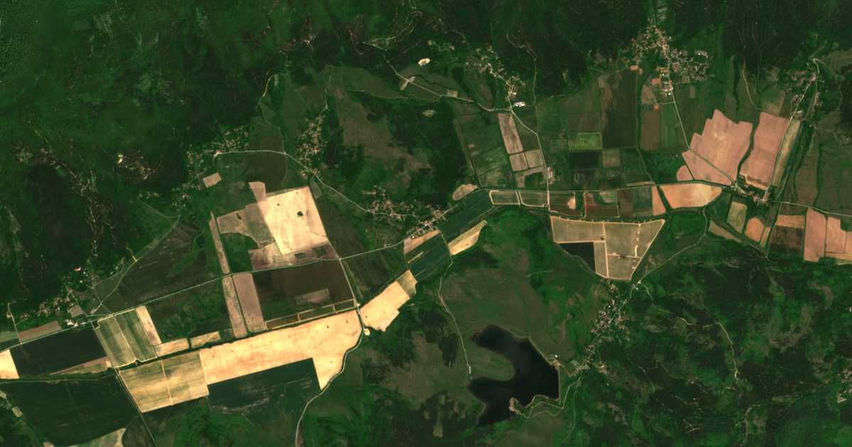 Satellite map of Glavanovtsi